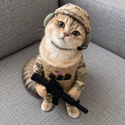 Tactical Cat Soldier Outfit