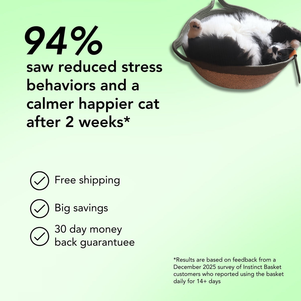 Instinct Basket | A Natural Territory Made for Indoor Cats