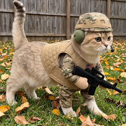 Tactical Cat Soldier Outfit