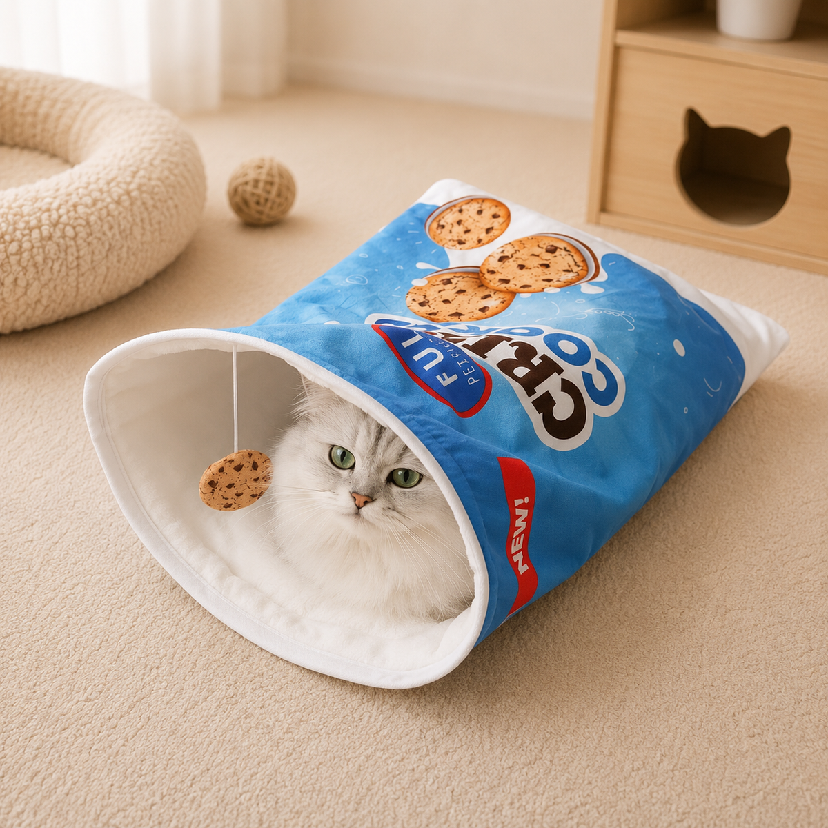 The Snack Sack — Crinkle Cat Tunnel