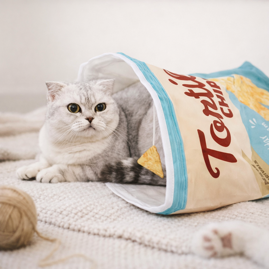 The Snack Sack — Crinkle Cat Tunnel