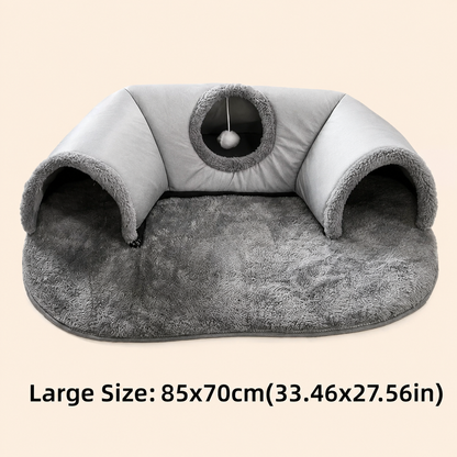 The Snuggle Tunnel — Warm Cat Nest Bed