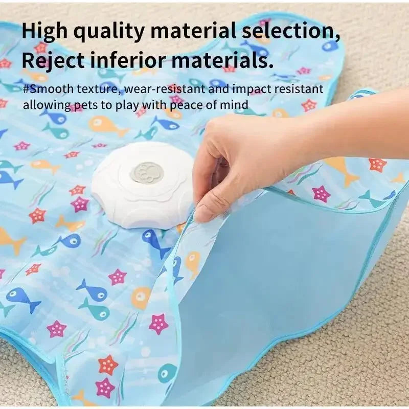 The Hidden Hunt — Auto Rotating Feather Play Mat