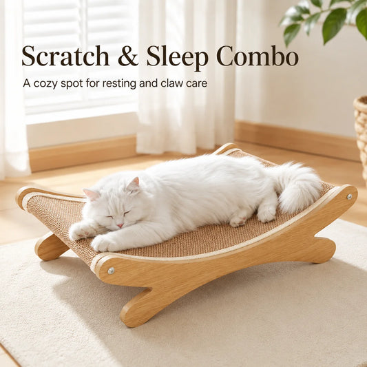 The Scratch Department — Curved Sisal Lounge Scratcher
