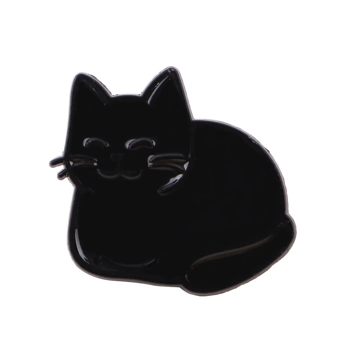 Chubby Cat Enamel Pin
