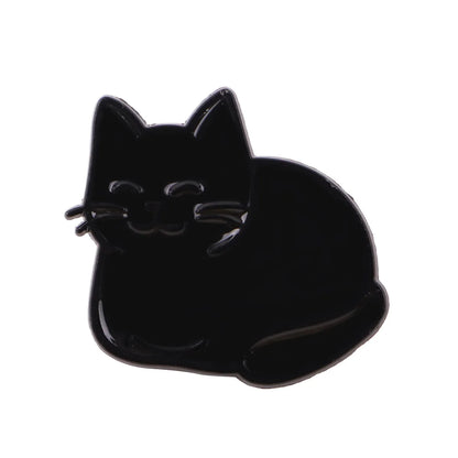 Chubby Cat Enamel Pin
