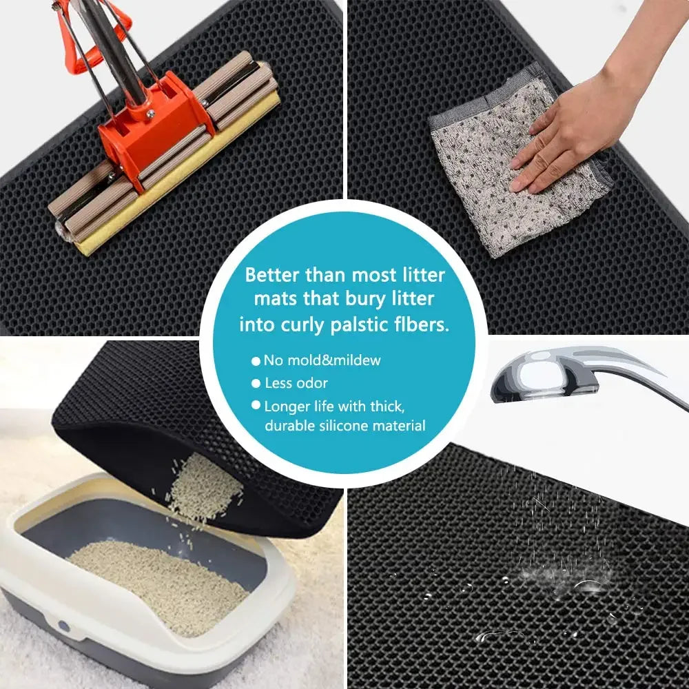 The Catch Zone — Double-Layer Litter Trapping Mat