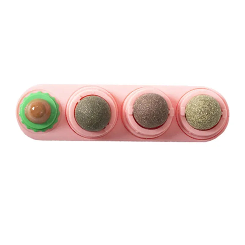 The Spin Stick — Rotating Catnip & Silvervine Wall Toy