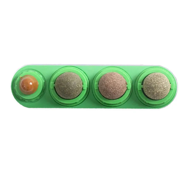 The Spin Stick — Rotating Catnip & Silvervine Wall Toy