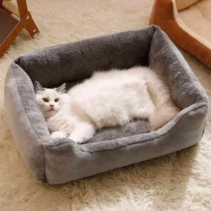 Plush Cat Cushion Bed