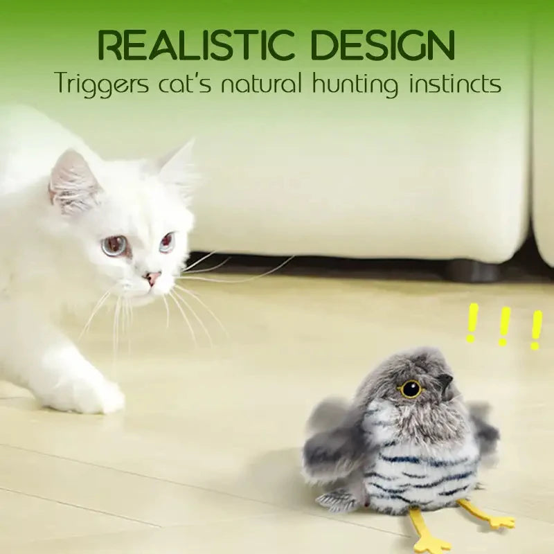 The Chirp — Flapping Plush Bird Cat Toy