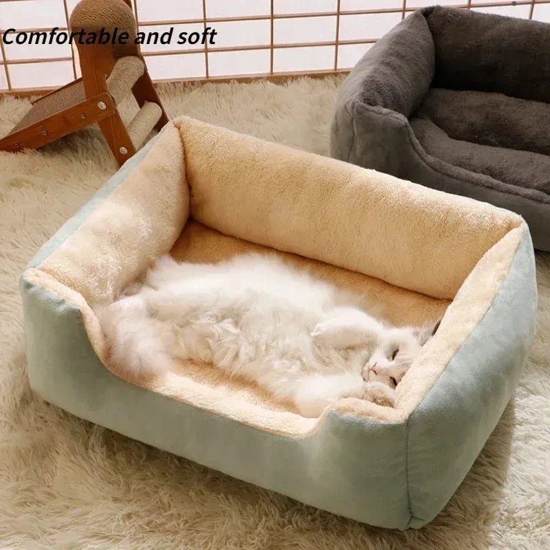 Plush Cat Cushion Bed