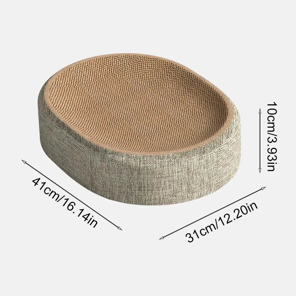 Oval Sisal Scratch Pad