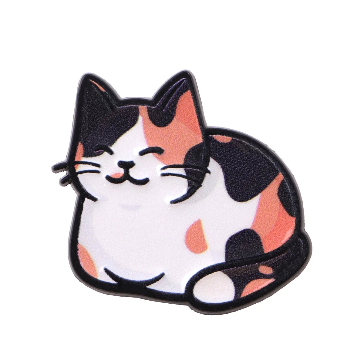 Chubby Cat Enamel Pin