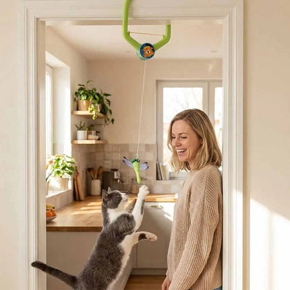 The Wobble — Cat Door Swing Toy