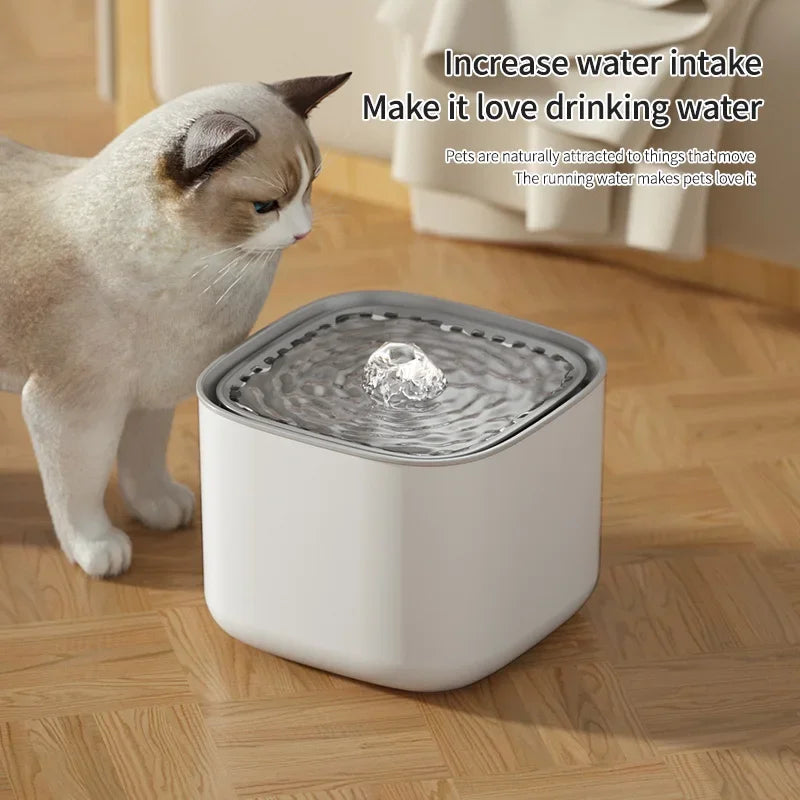 The Backup Bowl — Recirculating Cat Water Fountain