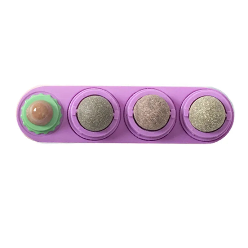 The Spin Stick — Rotating Catnip & Silvervine Wall Toy