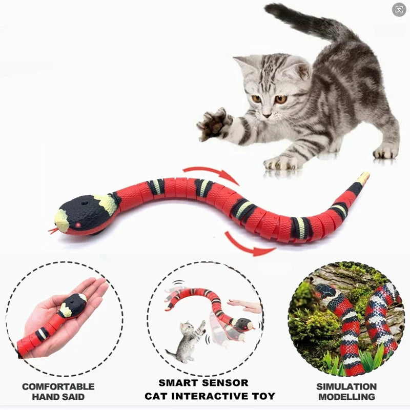 The Slither — Auto Sensing Cat Snake Toy