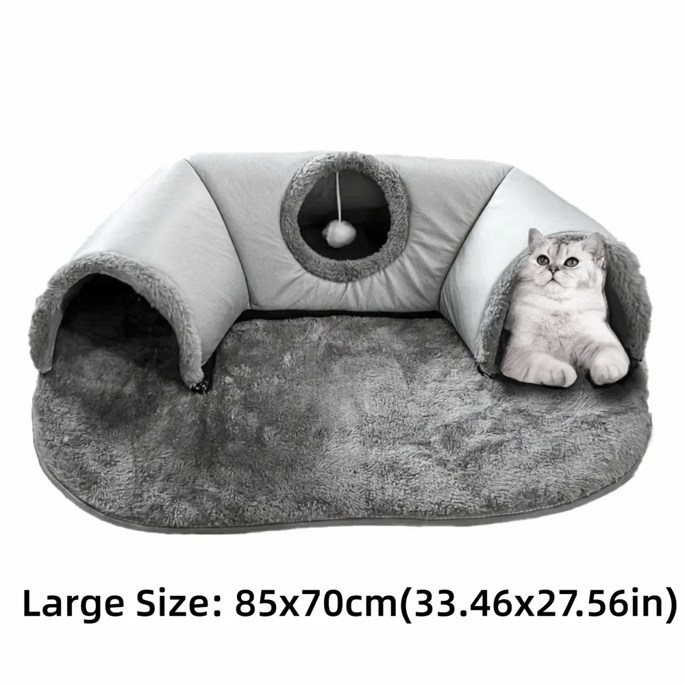 The Snuggle Tunnel — Warm Cat Nest Bed