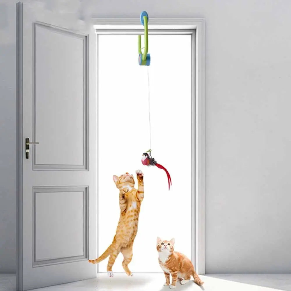 The Wobble — Cat Door Swing Toy