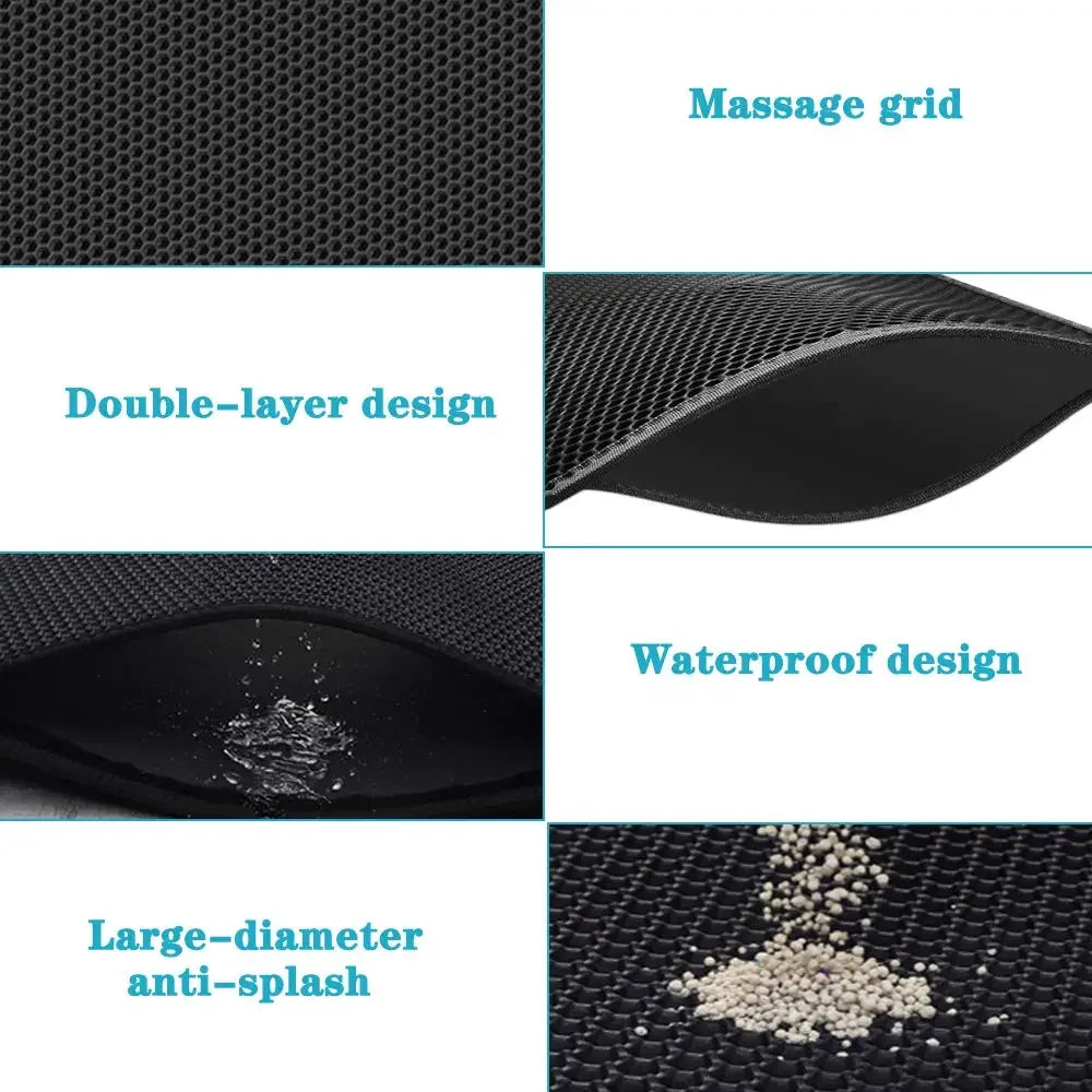 The Catch Zone — Double-Layer Litter Trapping Mat