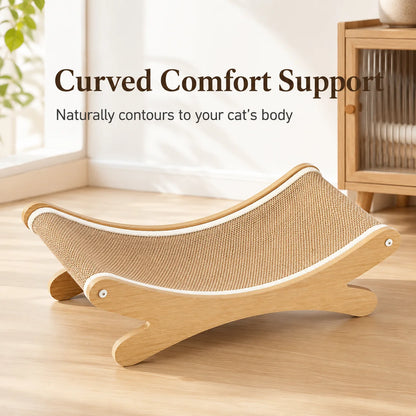 The Scratch Department — Curved Sisal Lounge Scratcher