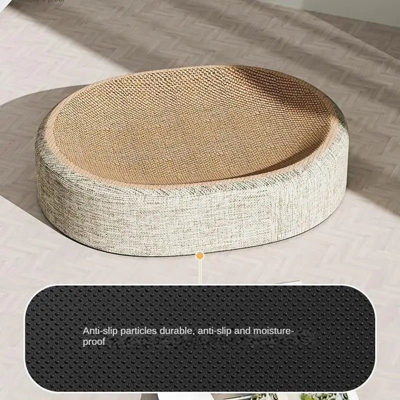 Oval Sisal Scratch Pad