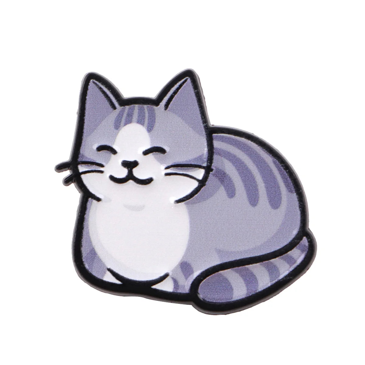 Chubby Cat Enamel Pin