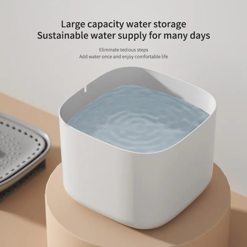 The Backup Bowl — Recirculating Cat Water Fountain