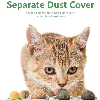 The Spin Stick — Rotating Catnip & Silvervine Wall Toy