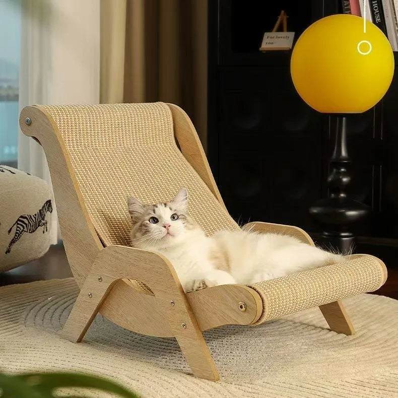 The Scratch Department — Sisal Lounge Chair Scratching Post