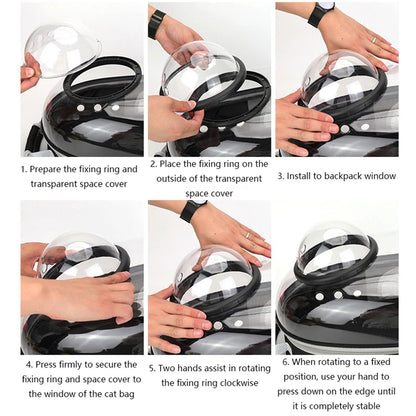 The Astro Pack — Bubble Window Cat Backpack Carrier