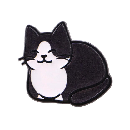 Chubby Cat Enamel Pin