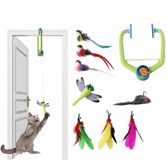 The Wobble — Cat Door Swing Toy