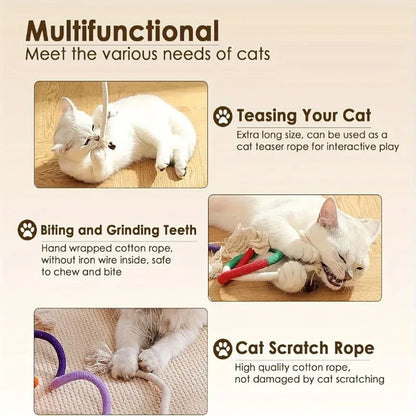 The Sisal Twist — Natural Catnip Dental Chew Toy