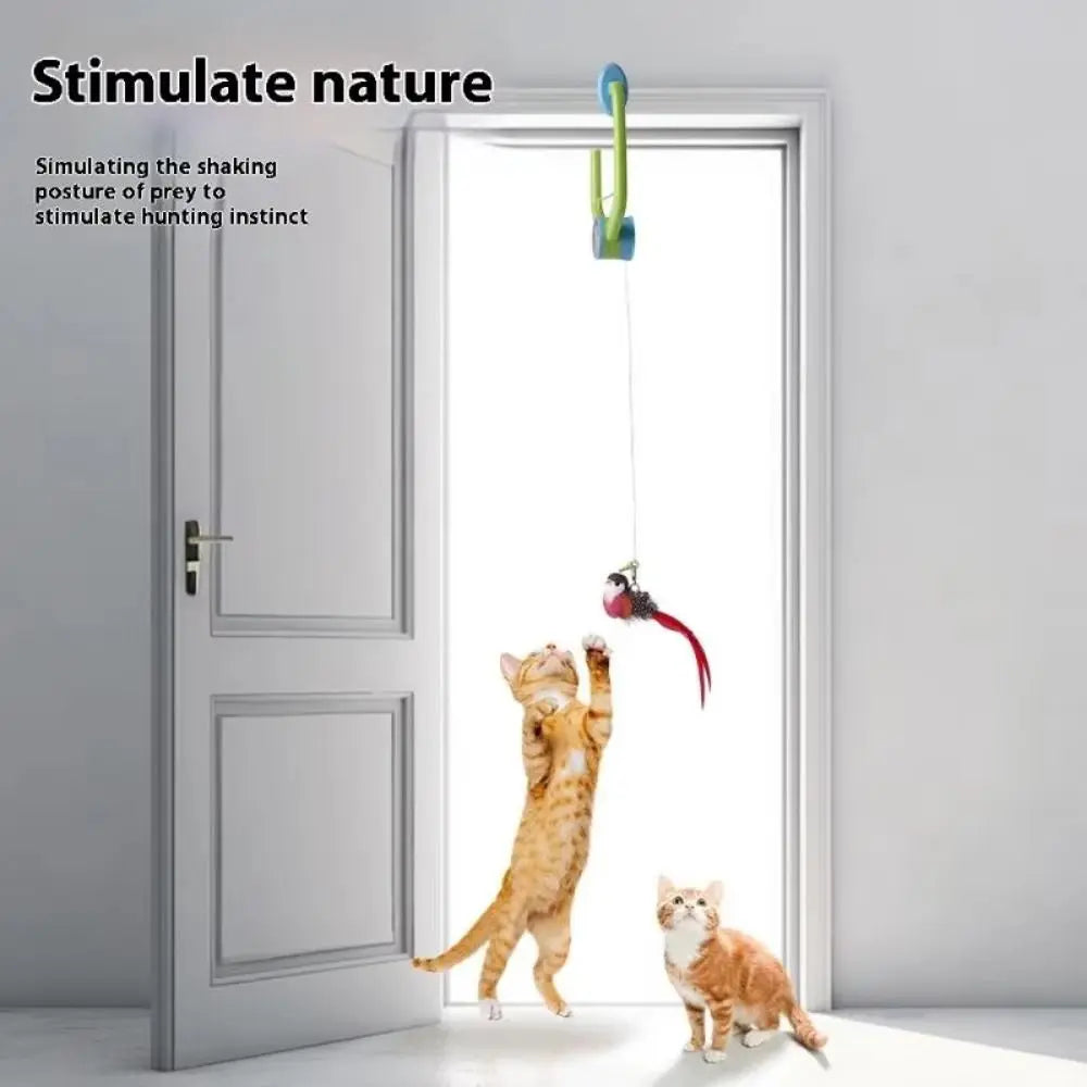 The Wobble — Cat Door Swing Toy