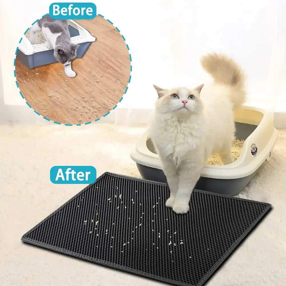 The Catch Zone — Double-Layer Litter Trapping Mat