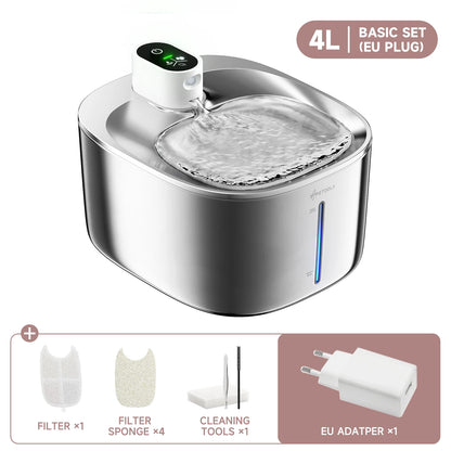 The Water Office — Wireless Stainless Steel Cat Fountain