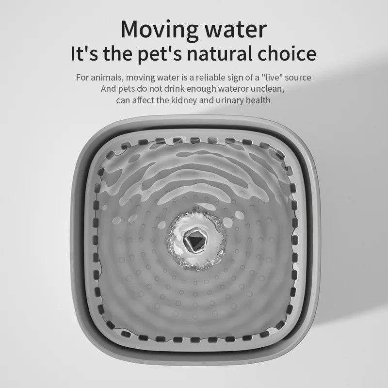 The Backup Bowl — Recirculating Cat Water Fountain