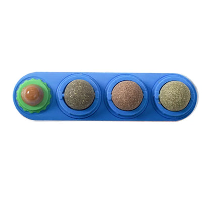 The Spin Stick — Rotating Catnip & Silvervine Wall Toy