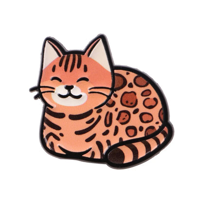 Chubby Cat Enamel Pin