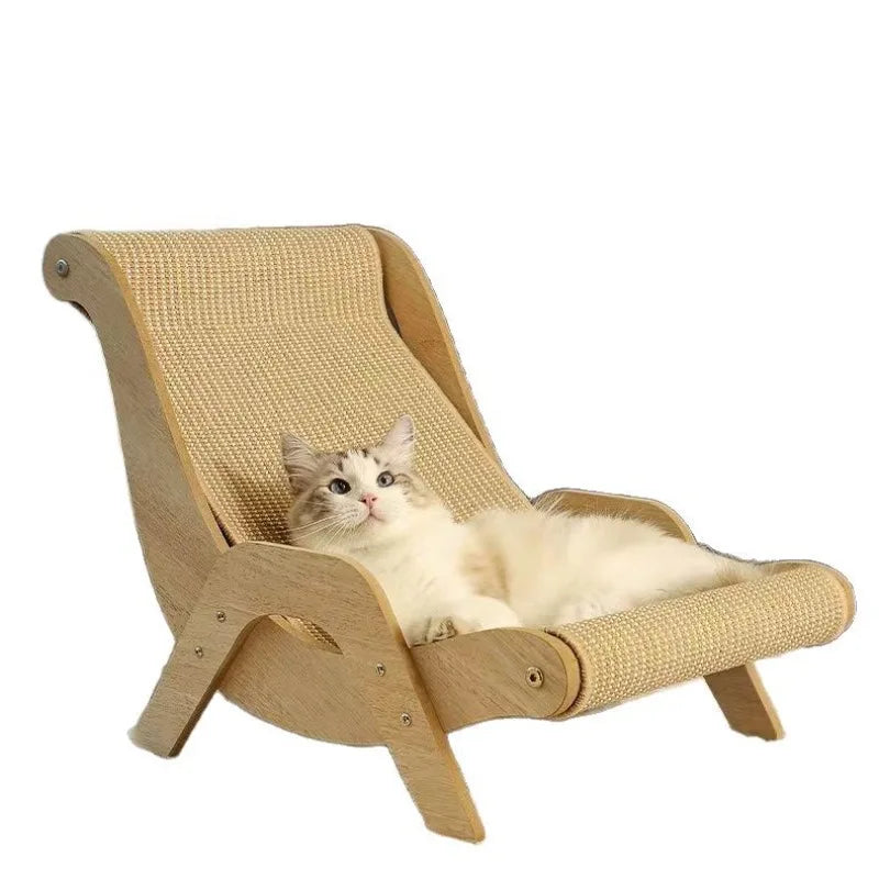 The Scratch Department — Sisal Lounge Chair Scratching Post