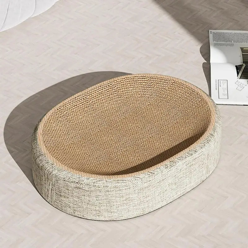 Oval Sisal Scratch Pad