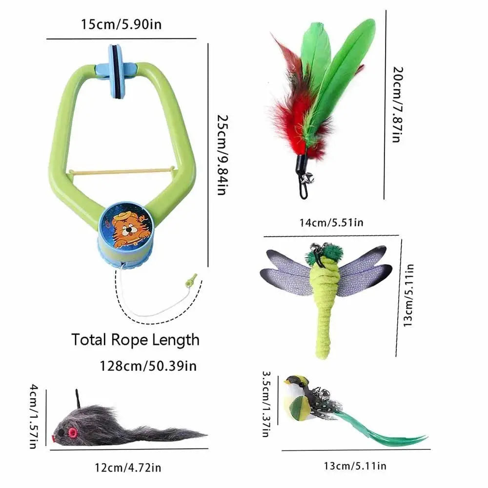 The Wobble — Cat Door Swing Toy