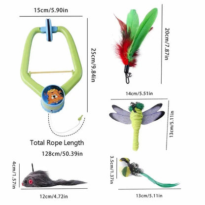 The Wobble — Cat Door Swing Toy