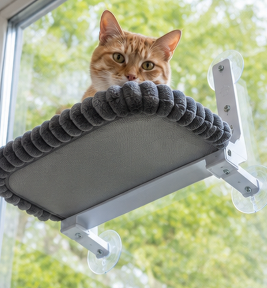 Cozy Cat Window Perch