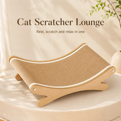 The Scratch Department — Curved Sisal Lounge Scratcher