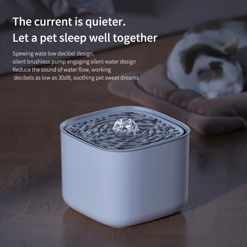 The Backup Bowl — Recirculating Cat Water Fountain