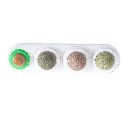 The Spin Stick — Rotating Catnip & Silvervine Wall Toy