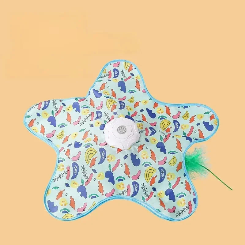 The Hidden Hunt — Auto Rotating Feather Play Mat